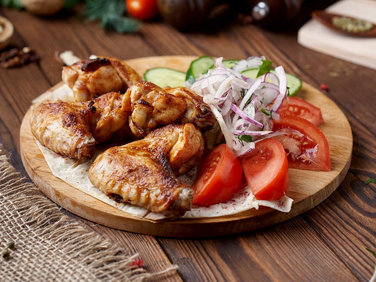 Фото Шашлык из куриных крылышек